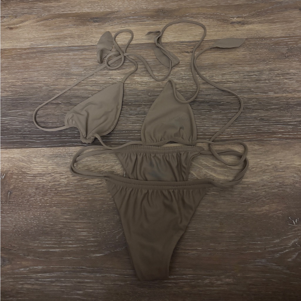 Benoa Light Brown 2 Piece Bikini Set